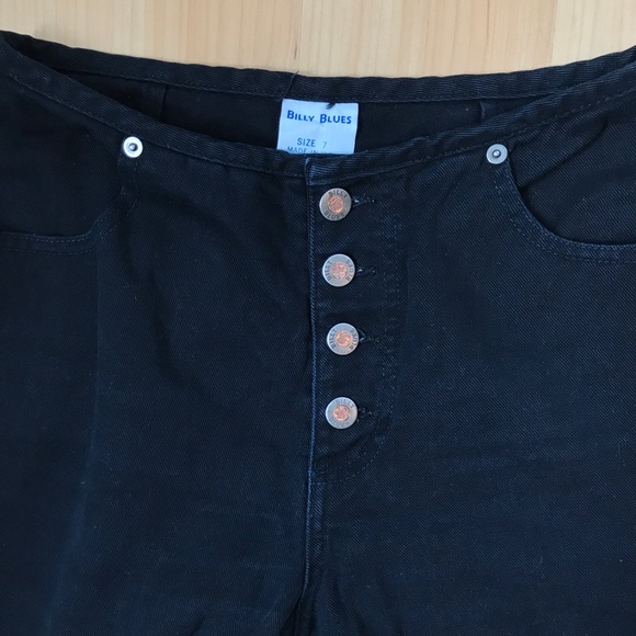 vintage high waisted wide leg flare jeans - Picture 5 of 8